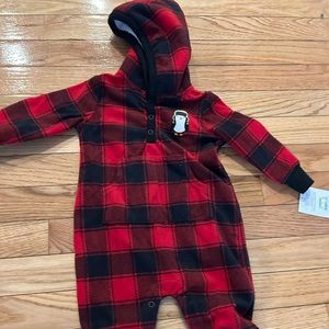 Carter’s 9Month Plaid Onesie 100% Polyester